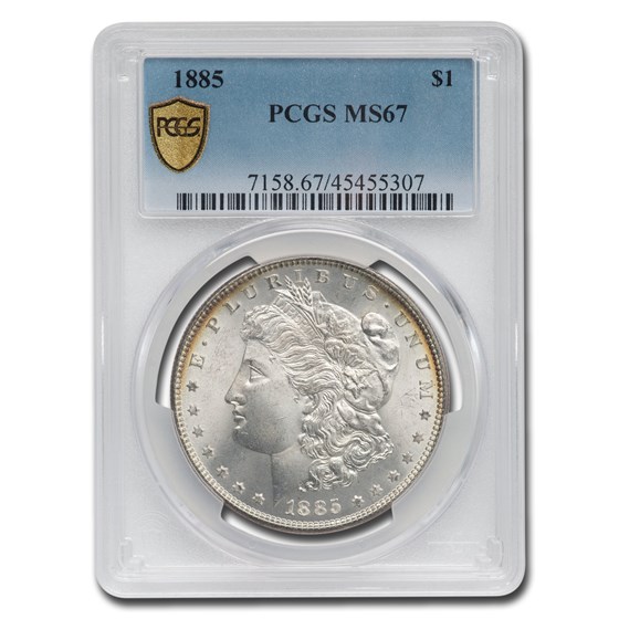 1885 Morgan Dollar MS-67 PCGS 1885 Morgan Dollar MS-67 PCGS